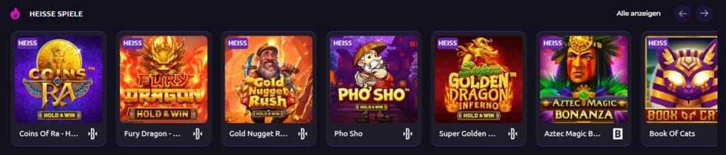 CasinoRex offizielle Website Top-Spiele